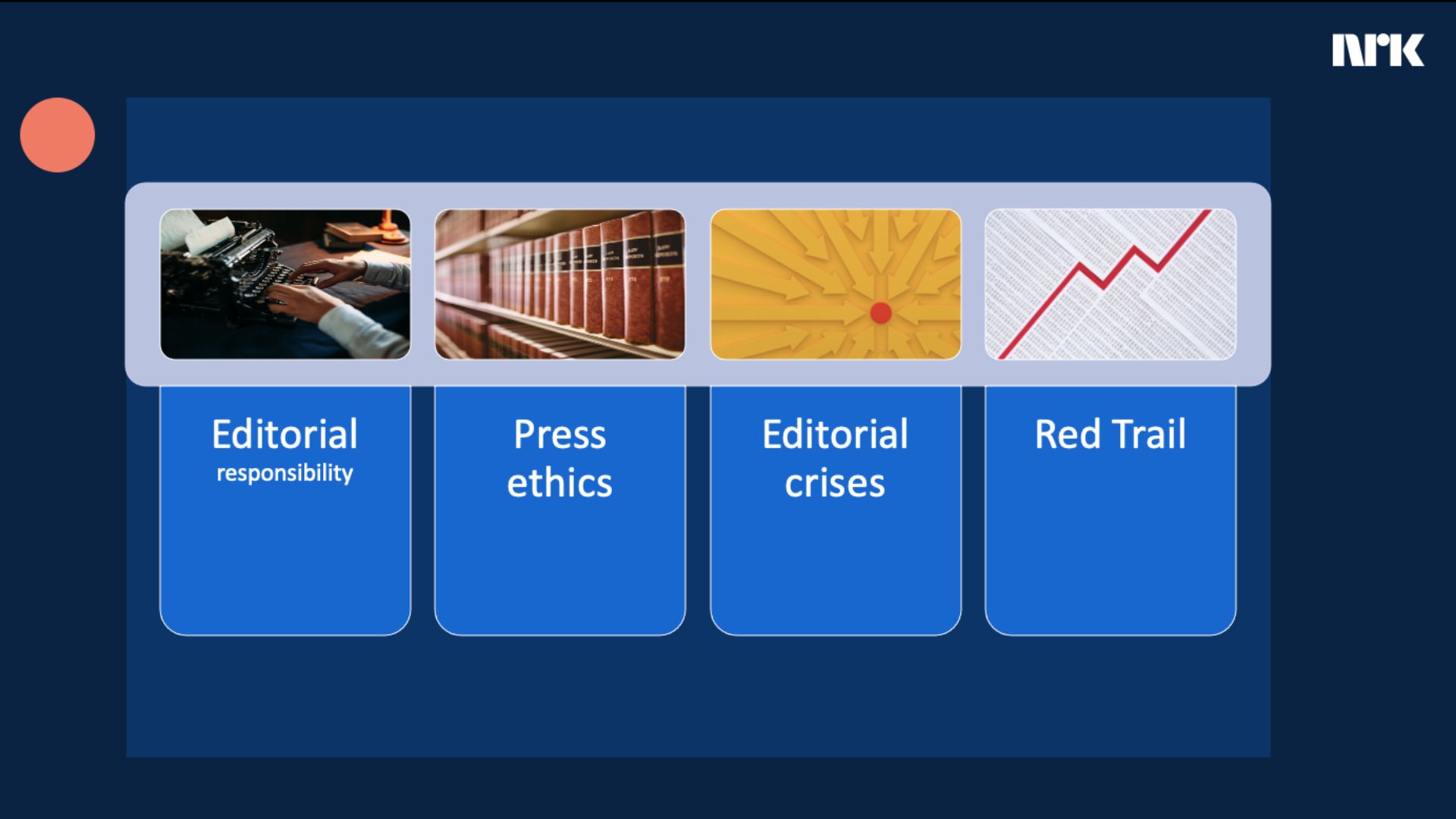 Editorial Crisis Management: A Guide The 'Red Trail' guide developed by NRK to strengthen editorial standards after the crisis