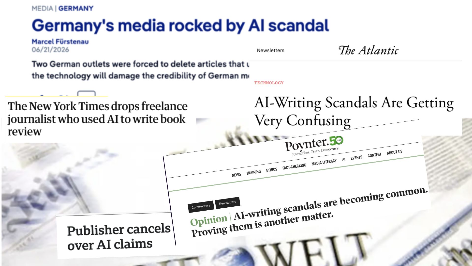 Can you stop the use of AI on opinion pages?