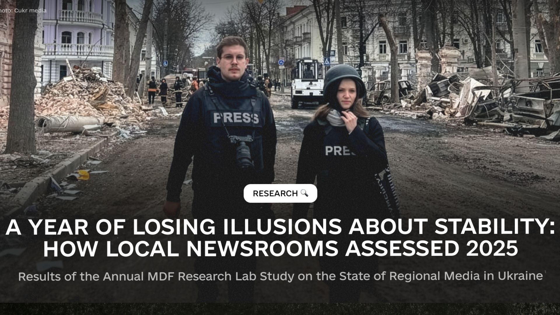 ‘Forced maturity': The year Ukraine's newsrooms stopped waiting for donor funding to save them